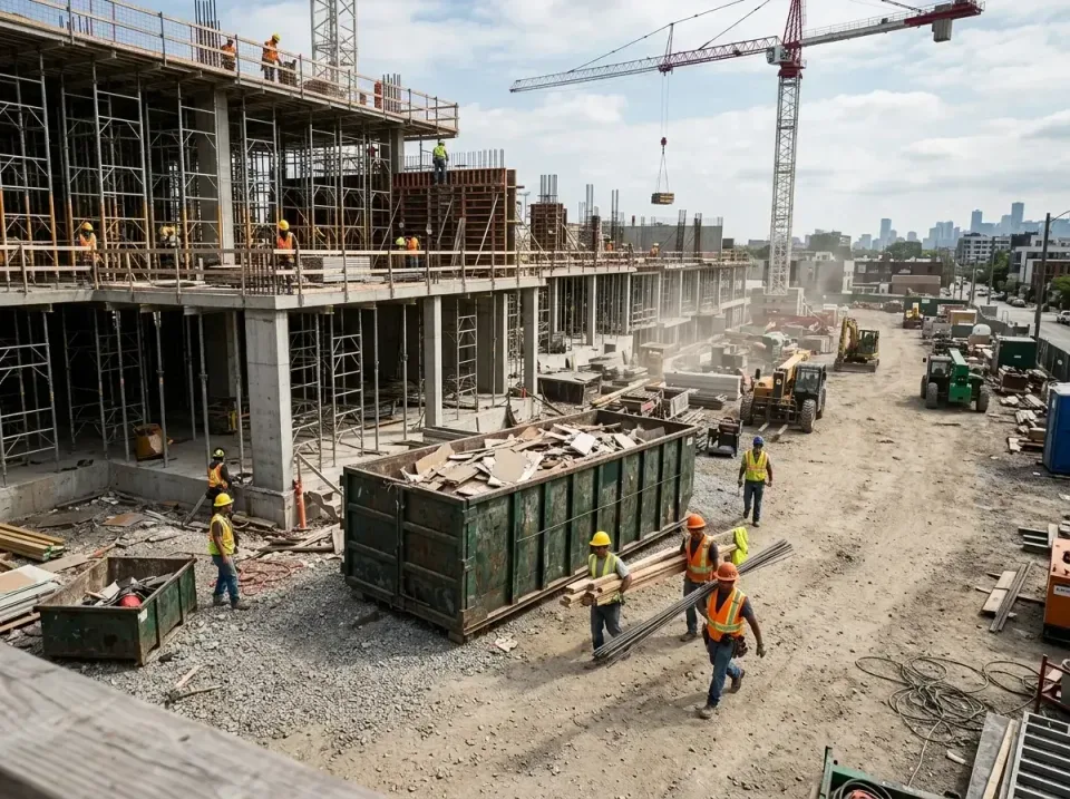commercial-construction-site-w-002 — frequently asked questions, Low Cost Construction Dumpster Rental in Sterlington, LA
